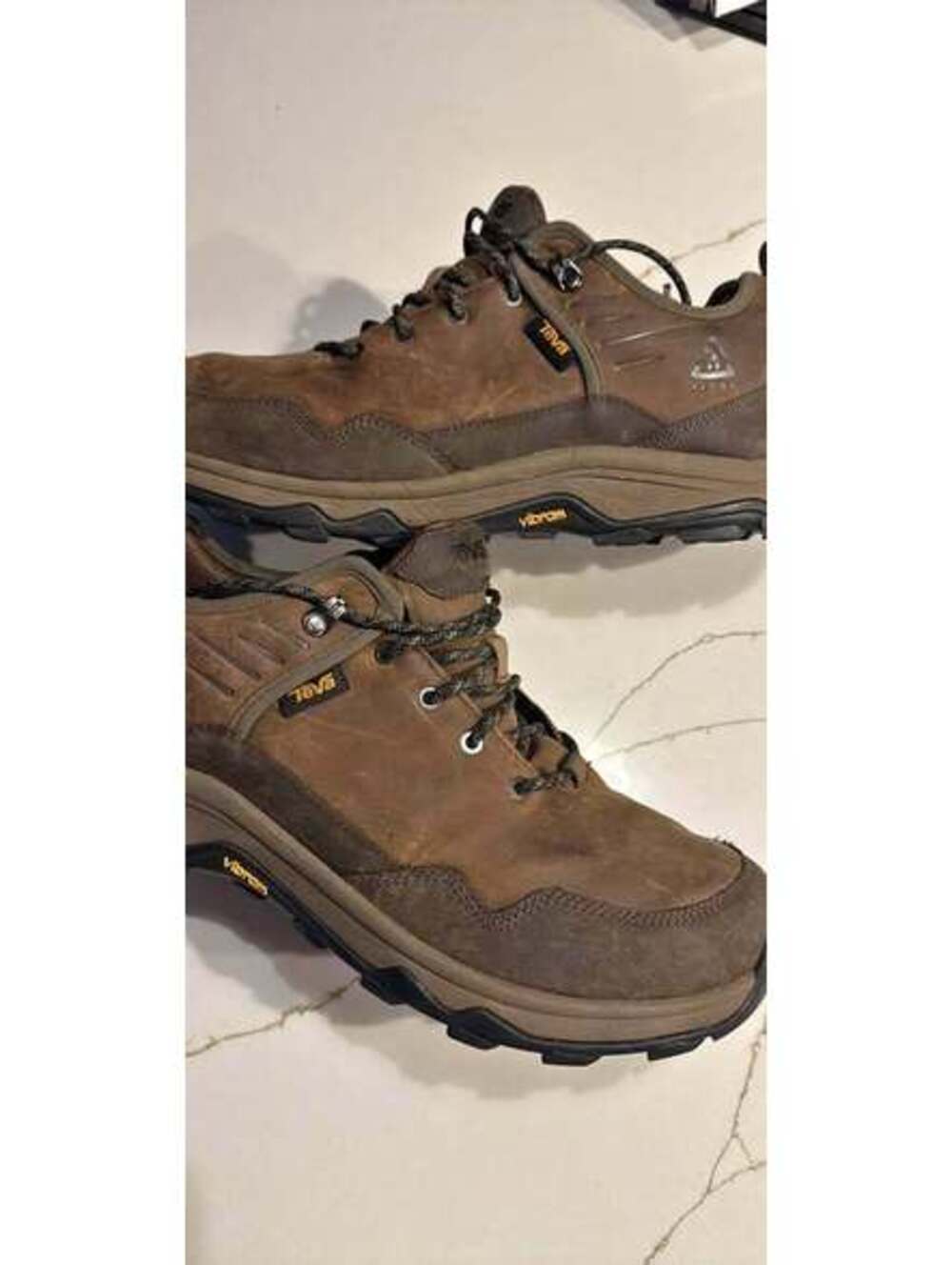 Teva Leather Riva RP Hiking Waterproof Shoes Dark Brown Trail Hiking Man’s 12